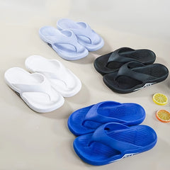 JIAGEYA Men's Flip Flops Lightweight Non Slip Thong Sandals