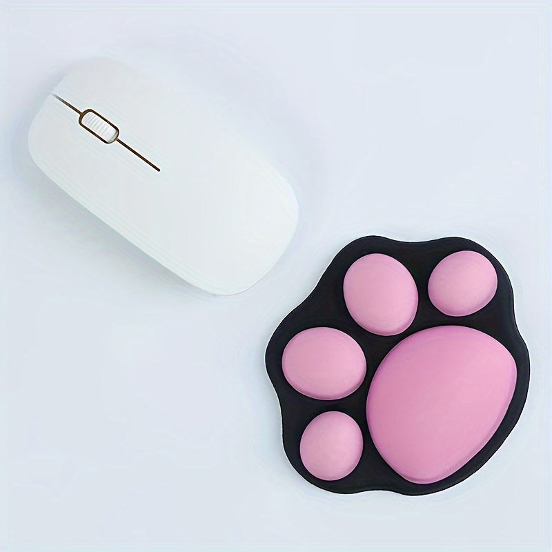 Cat Paw Wrist Rest Pad for Mouse - Gel Wrist Support Cushion Pad