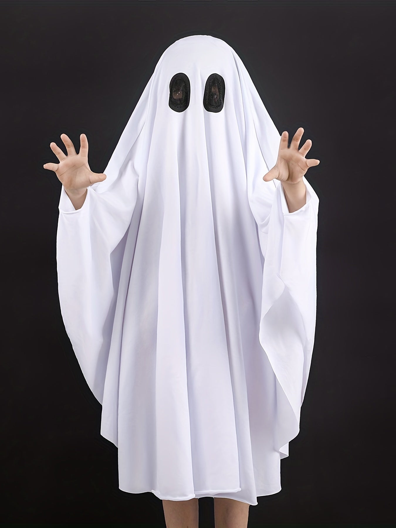Toddler Halloween Costume Ghost Cosplay Cloak for Kids Party Clothes