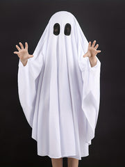 Toddler Halloween Costume Ghost Cosplay Cloak for Kids Party Clothes