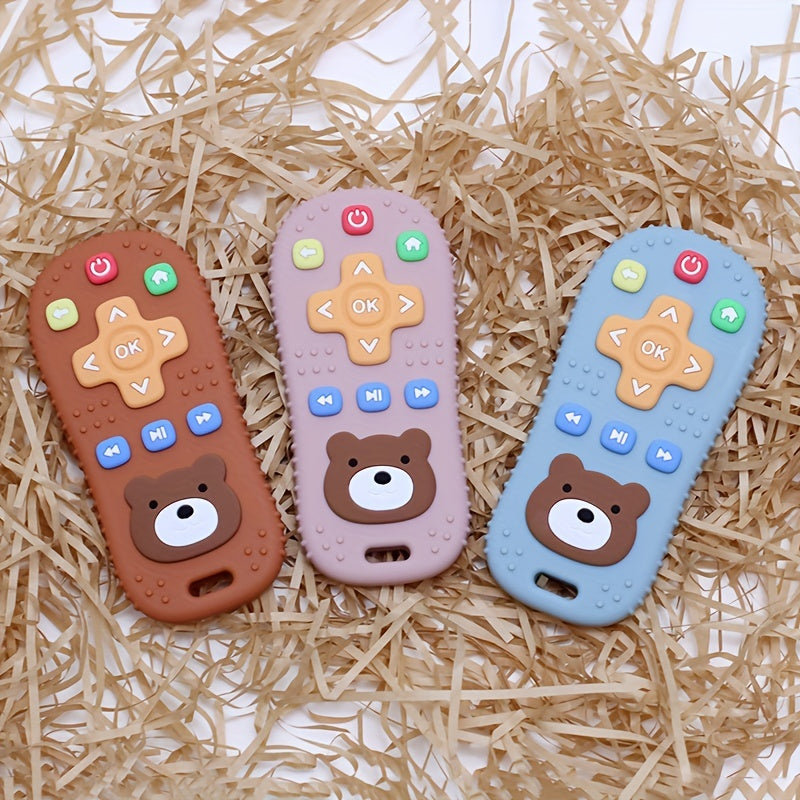 Silicone Teething Toy For Babies Remote Control Shape Teether BPA Free