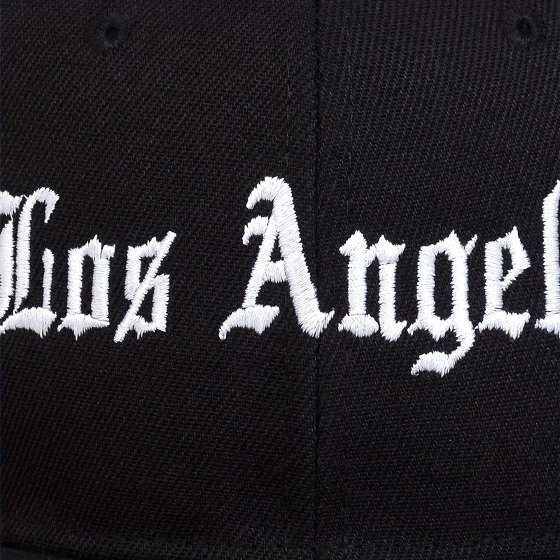 LOS ANGLES Embroidery Baseball Cap Gothic Stylish Unisex Snapback Hats Sunscreen