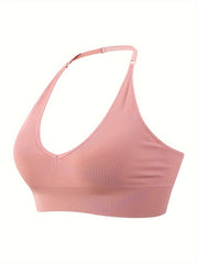Seamless Halter Wireless Bra Comfy & Breathable Women's Lingerie