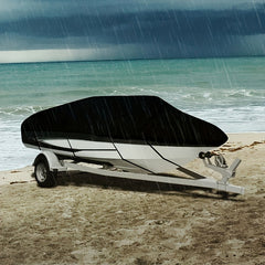 600D Boat Cover Marine Waterproof Boat Cover for V Hull Trimaran Small Boat