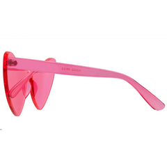 Heart Sunglasses Rimless Candy Party Glasses