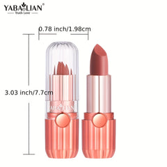 12-Color Long-Lasting Nude Matte Lipstick Set in Classic Red and Brown Shades
