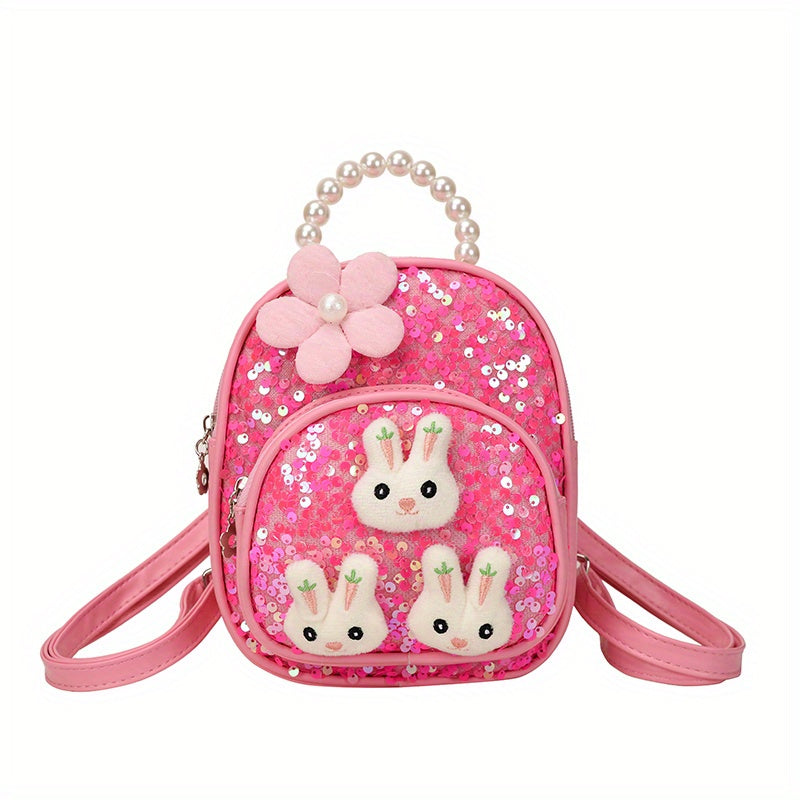 Sequin Rabbit Backpack for Kids