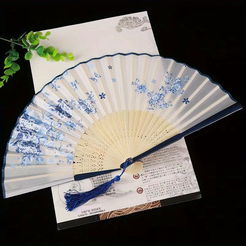 Traditional Style Retro Folding Fan Bamboo Fan Summer Gift For Men