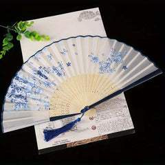 Traditional Style Retro Folding Fan Bamboo Fan Summer Gift For Men