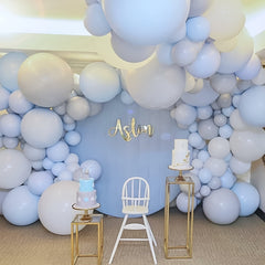 Pastel Balloons Garland Arch Kit 85pcs Different Sizes Matte Latex Balloons
