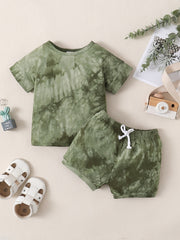 Toddler Boys Tie Dye 2 Piece Outfit