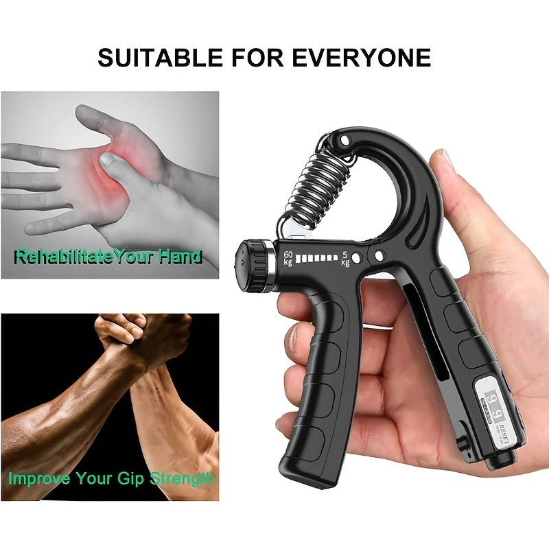 Adjustable Grip Strength Trainer 11 132Lb Forearm Strengthener Hand Squeezer