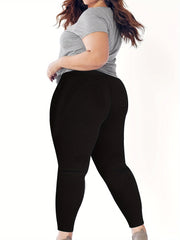 Solid Liner Fleece High Rise Leggings