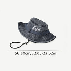 Women's Washed Bucket Hat Camping Sun Hat