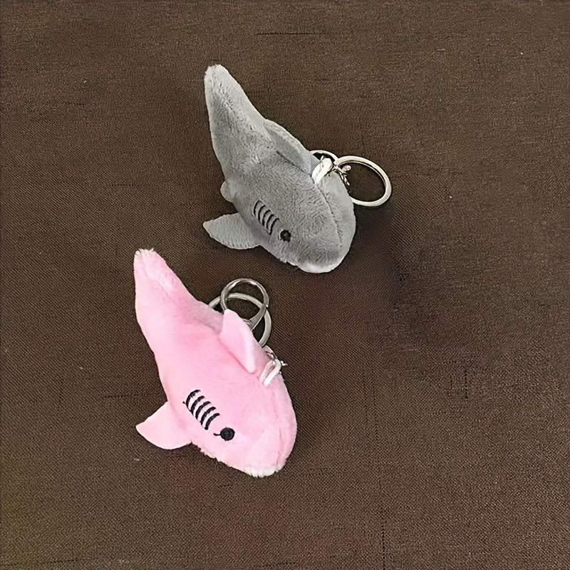 Ocean Animal Stuffed Toy Shark Doll Keychain Pendant For Boys