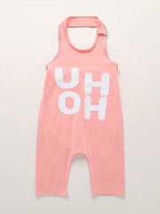 Toddlers Letter Print Baggy Jumpsuit for Summer