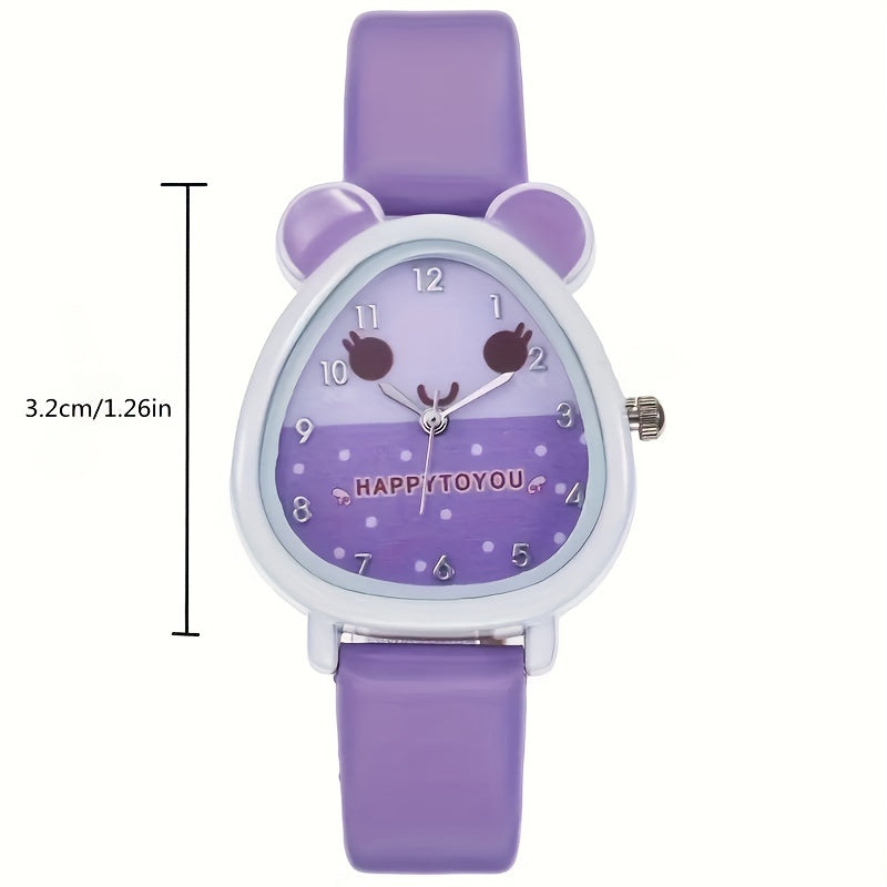Kids Cartoon Quartz Watch Colorful Pointer Alloy Wrist Watch Gift