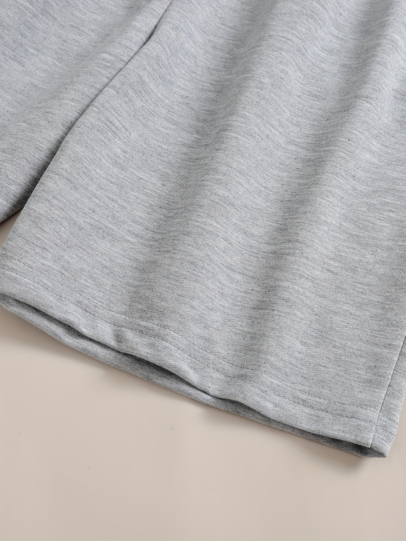 Casual Solid Sports Shorts With Pockets Tie Waist for Women
