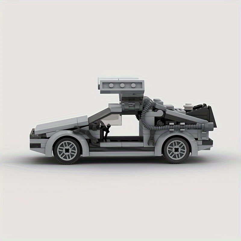Back to the Future Delorean Time Machine Model Building Blocks Set