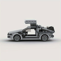 Back to the Future Delorean Time Machine Model Building Blocks Set