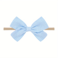 Sweet Fabric Bow Headband Hairband for Baby Girls