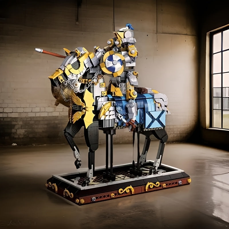 1247 pcs Medieval Knight Building Blocks Set Adult DIY Assembly Model Toy