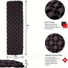 Ultra Light Folding Air Mattress TPU Outdoor Air Mattress Camping Waterproof Mat