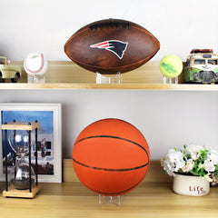 Acrylic Basketball Stand for Football Volleyball Rugby Soccer Cases