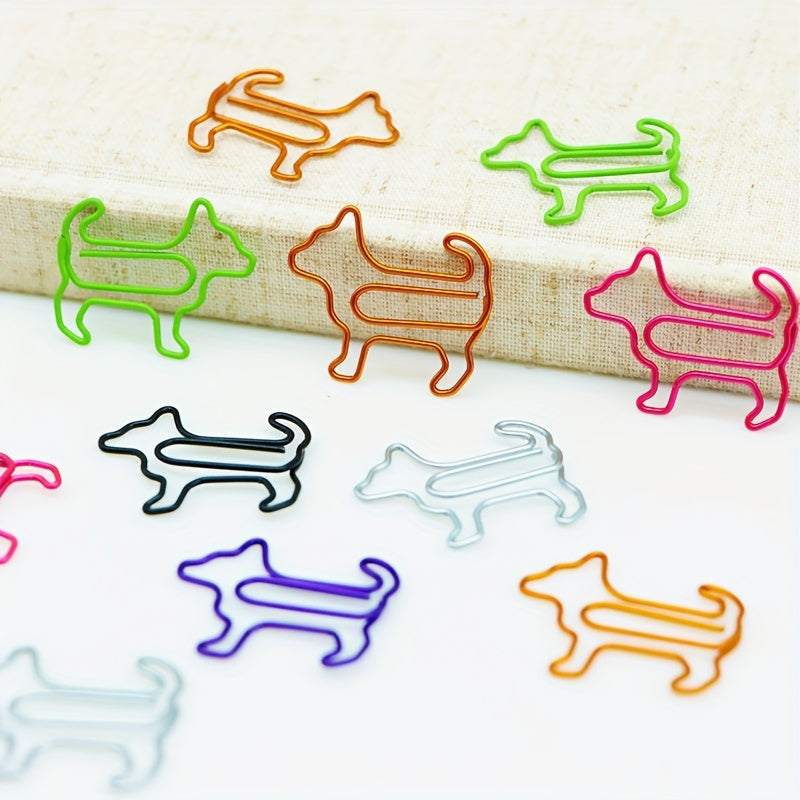 Cat & Dog Paper Clips Bookmarks, Office Supplies, Desk Accessories