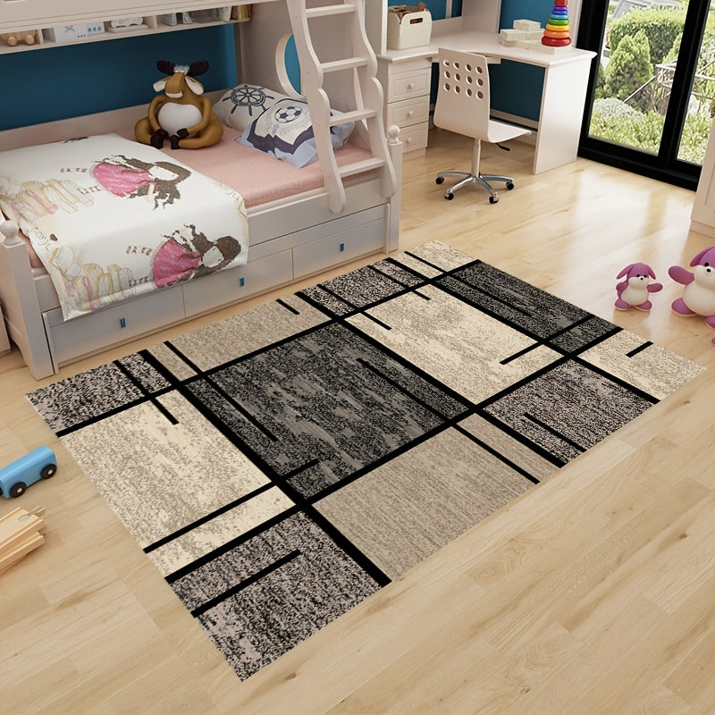 Fluffy Faux Wool Area Rug Non-slip Large Carpet Living Room Bedroom