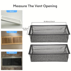 Floor Vent Cover Filter Net Air Vent Screen Mesh Catcher