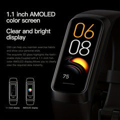 LIGE Smart Watch: 2" AMOLED Display, Wireless Calling, Calorie Tracking