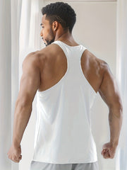 Men's Sleeveless Tank Top Active Stretch Breathable Outdoor Fitness