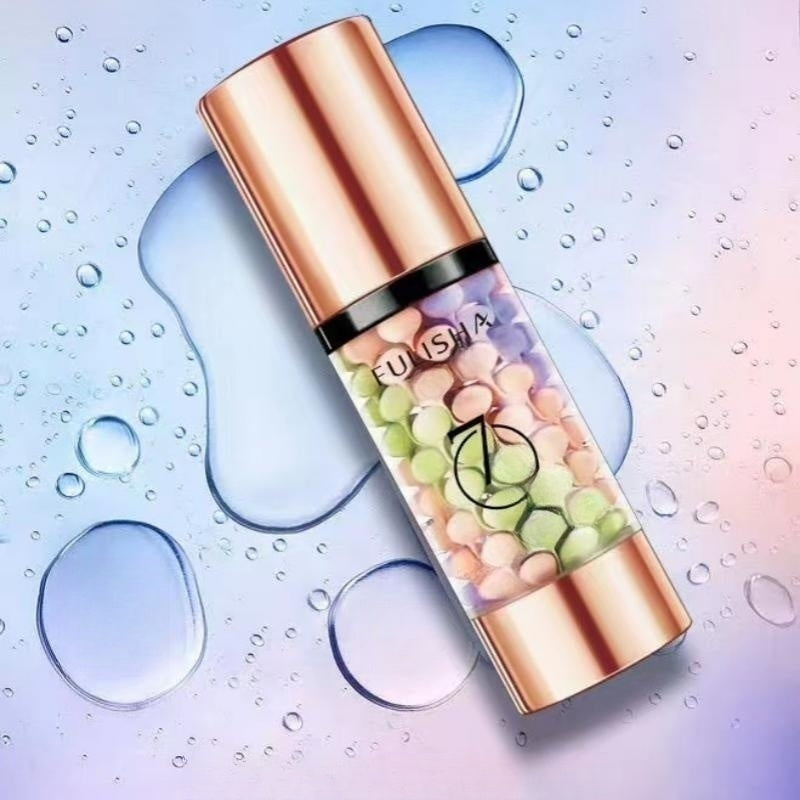 3 Rainbow Contouring Isolation Cream Pore Primer Correct Serum Face Makeup