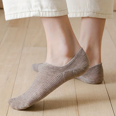 5 Pairs Mesh Low Cut Ankle Socks Breathable Lightweight Women's Stockings