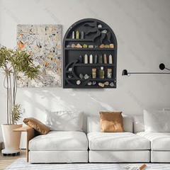 Sun Moon Crystal Rack Crystal Display Shelf Home Organization Storage