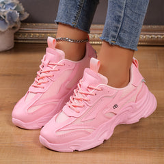 Women's Breathable Running Shoes Thick Bottom Sneakers