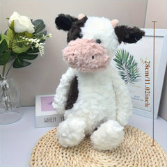 Fluffy Cow Plush Toy & Home Decor Ornament