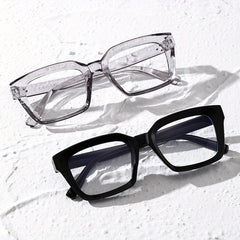 Clear Lens Glasses Square Eyewear Anti Light Eyeglasses