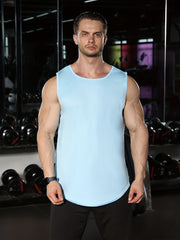 Men's Summer Sleeveless Shirt Active Stretch Tank Top