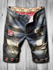 Men's Vintage Sky Ripped Jeans For Summer
