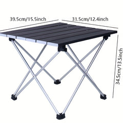 Foldable Camping Table Lightweight & Portable Four Legged