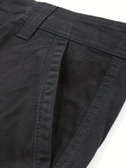 Men's Cargo Shorts Spring/Summer Plain Pocket Cotton