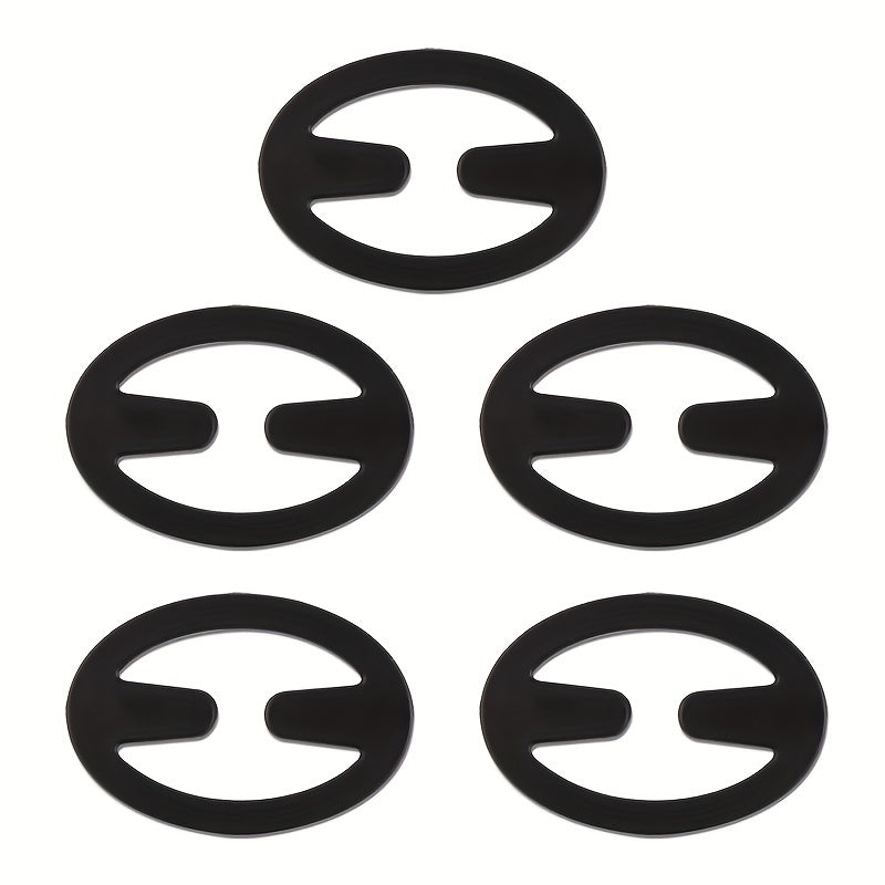 5pcs Bra Strap Clips Non-slip Buckles Conceal Straps For Braless Look