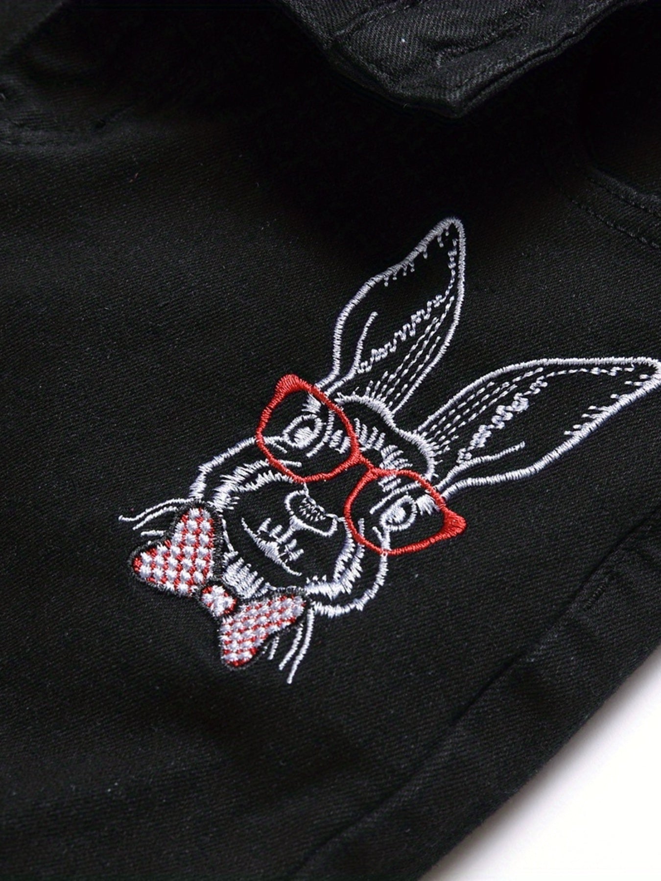 Boys Embroidered Rabbit Jeans Spring/Autumn Kids Clothes