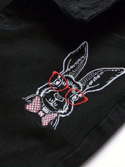 Boys Embroidered Rabbit Jeans Spring/Autumn Kids Clothes