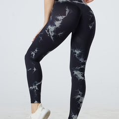 High Stretch Tie Dye Yoga Leggings for Women