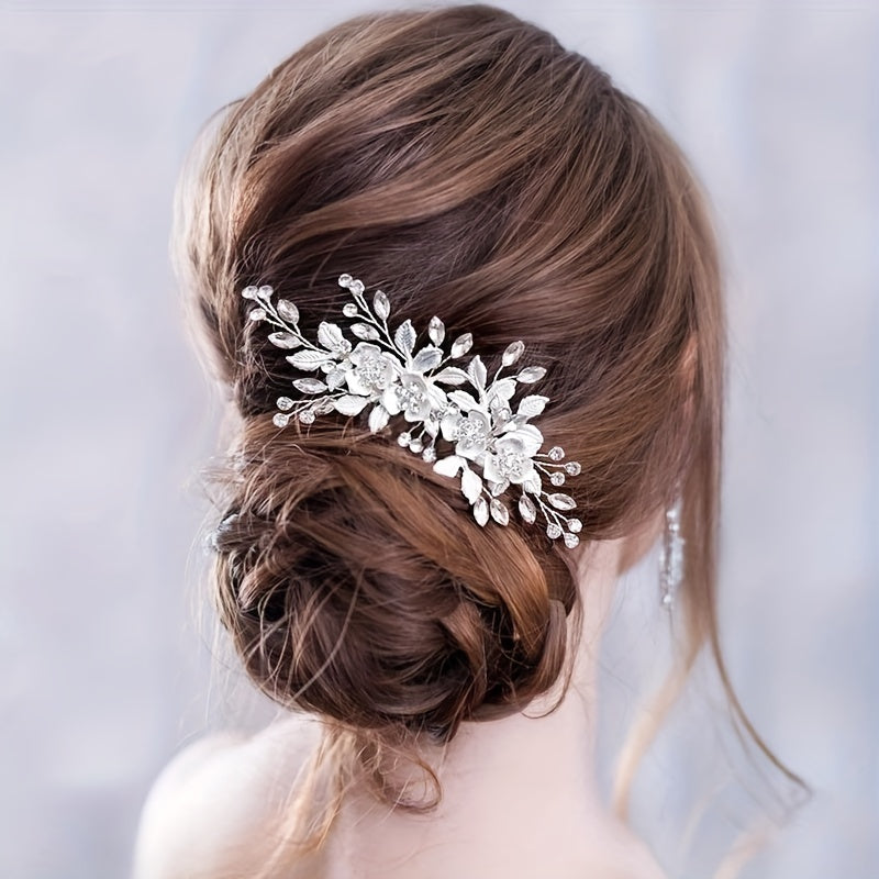 Faux Pearl Wedding Hair Comb Bridal Comb Hair Pin For Wedding