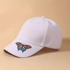 Flag Butterfly Baseball Cap Printed Dad Hat Independence Sun Hats