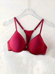 Front Buckle Push Up Bra Comfy & Breathable Women's Lingerie